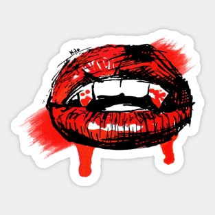 Vampire lips Sticker